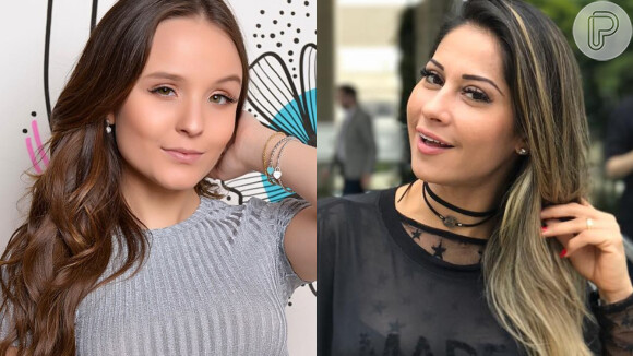 Fotos evidenciam mudanças no corpo de Larissa Manoela após dieta de Mayra Cardi em postagem feita pela life coach nesta quinta-feira, dia 21 de março de 2019