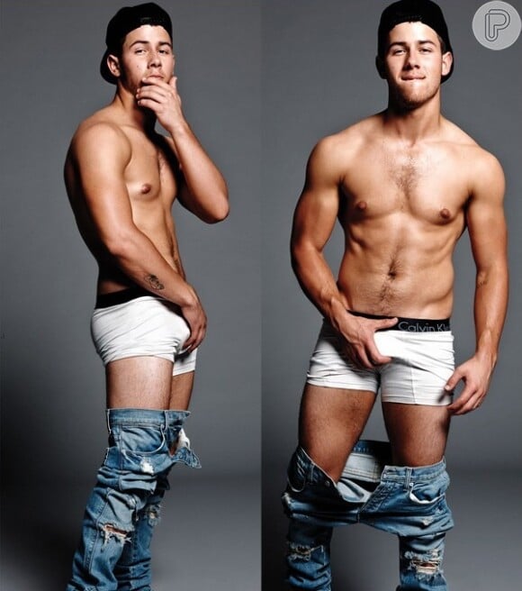 Nick Jonas se inspirou nas fotos de Mark Wahlberg para a Calvin Klein ao posas para a revista 'Flaunt'