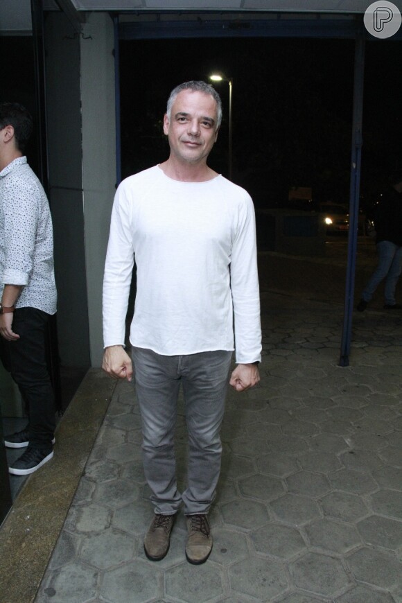 Ângelo Antonio vai à festa de encerramento da novela 'Espelho da Vida'