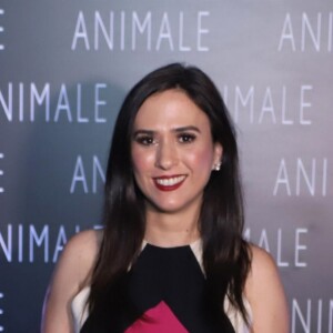 Tatá Werneck foi fotografada no evento da grife Animale na noite desta sexta-feira, 5 de abril de 2019