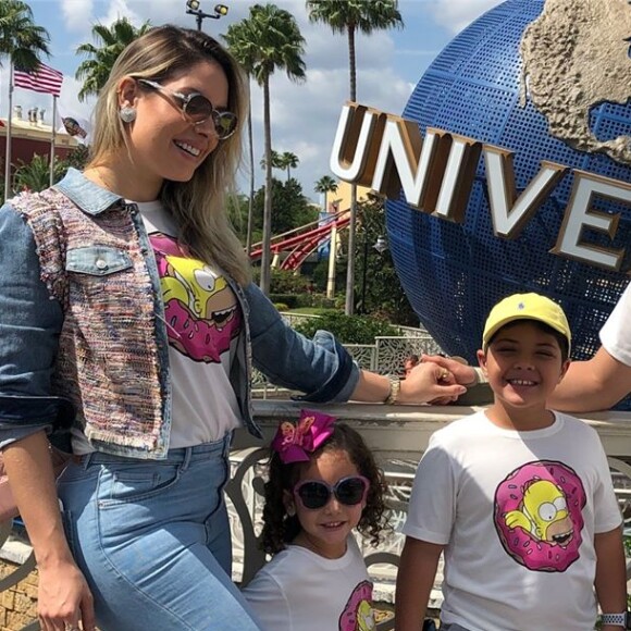 Wesley Safadão curtiu férias com a família em Orlando