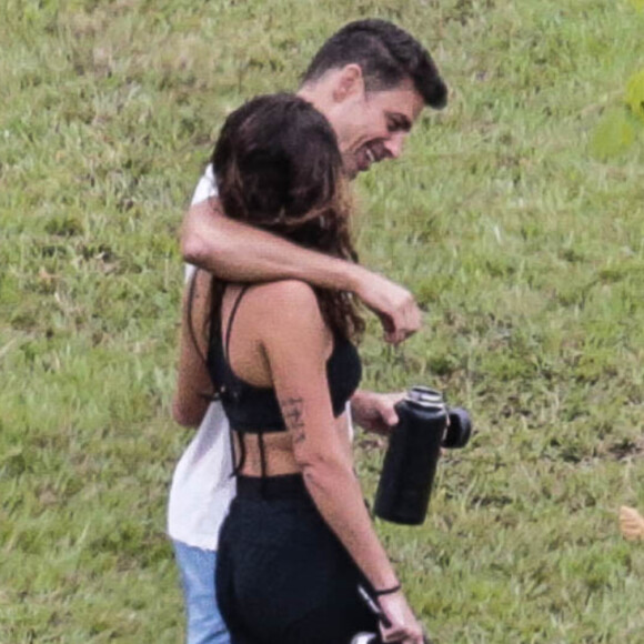 Cauã Reymond curte pré-casamento com Mariana Goldfarb e a filha, Sofia, neste sábado, dia 13 de abril de 2019