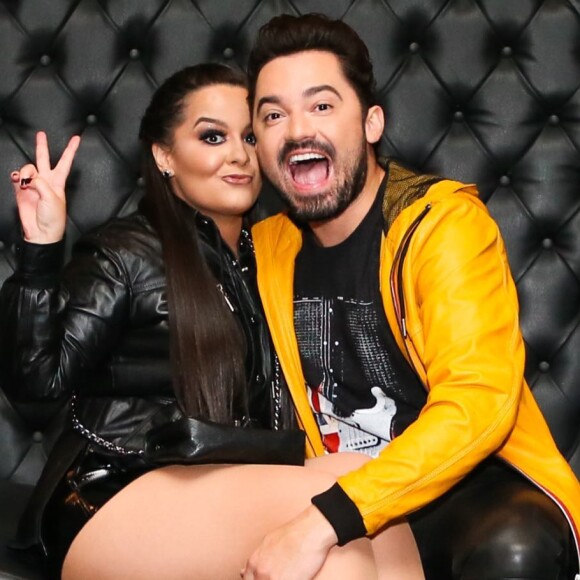 Ao lado de Maiara, Fernando Zor recebeu famosos em festa de aniversário