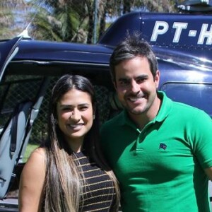 Simone e o marido, Kaká Diniz, ficaram orgulhosos do filho após oração
