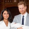 Meghan Markle e o príncipe Harry exibiram pela primeira vez o filho, o bebê Sussex, nesta quarta-feira, 8 de maio de 2019