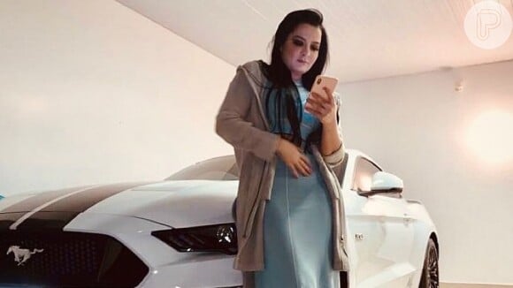 Maraisa postou foto em que aparece ao lado de um carro luxuoso, da marca Ford, modelo Mustang, nesta terça-feira, 7 de maio de 2019