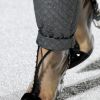 Naked heels: sapatos de PVC e salto de acrílico trabalhado foi destaque na Balmain