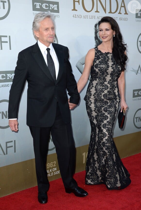 Michael Douglas reatou recentemente o casamento com a atriz Catherine Zeta-Jones