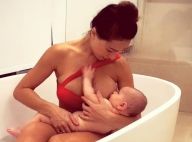 Mamãe fitness! Sabrina Sato pausa treino para amamentar a filha, Zoe. Vídeo