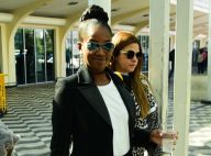 Preto, branco e blazer: Iza desembarca com look cheio de estilo em SP. Fotos!