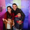 Wanessa Camargo foi ao 'Disney On Ice' acompanhada do marido, Marcos Buaiz, e dos filhos do casal, João Francisco e José Marcus