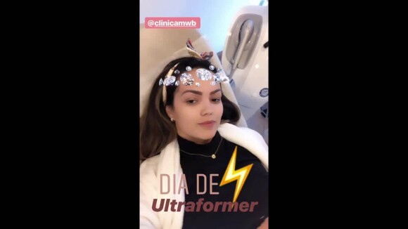 Suzanna Freitas faz sessão de ultraformer em clínica de estética nesta terça-feira, dia 04 de junho de 2019