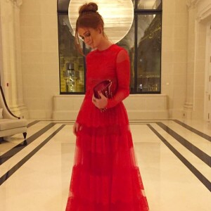 Marina Ruy Barbosa brilhou com vestido Valentino em festa pós-desfile da marca na semana de moda de Paris em 2016