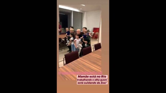Encontro de Xuxa Meneghel e Zoe foi postado por Sabrina Sato