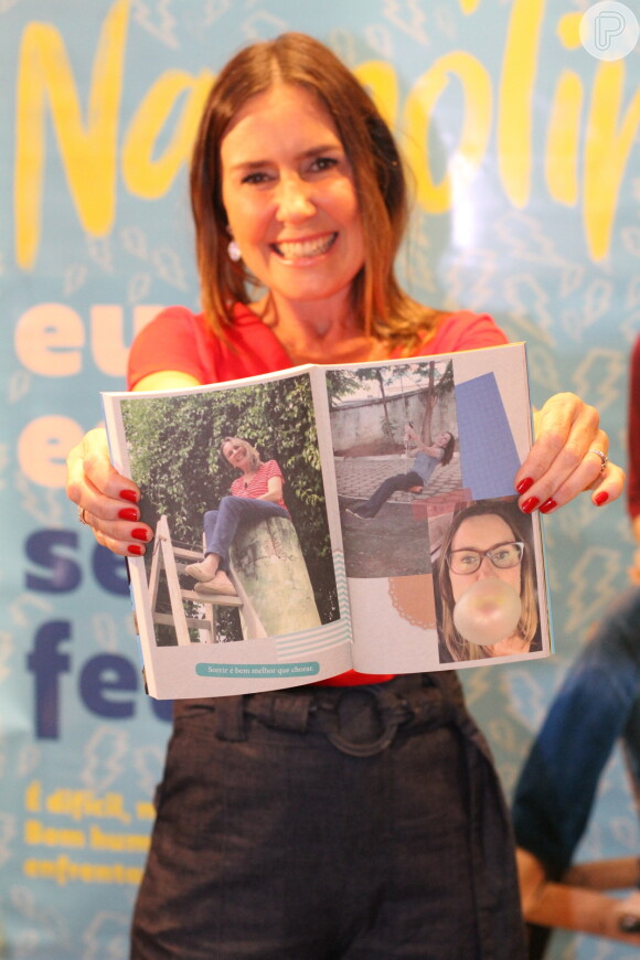 Livro de Susana Naspolini, 'Eu Escolho Ser Feliz' traz fotos da família e dos bastidores no trabalho no 'RJ Móvel', do 'RJ1'