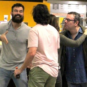 Fátima Bernardes e Túlio Gadêlha encontraram com alguns amigos durante passeio no Shopping da Gávea, no Rio de Janeiro, nesta sexta-feira, dia 05 de julho de 2019