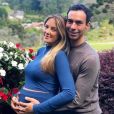 Ticiane Pinheiro e Cesar Tralli anunciaram a gravidez do primeiro bebê do casal no último dia de 2018