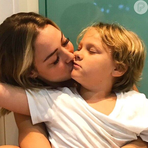 Carol Dantas é mãe de Davi Lucca, de 7 anos, fruto do relacionamento com Neymar