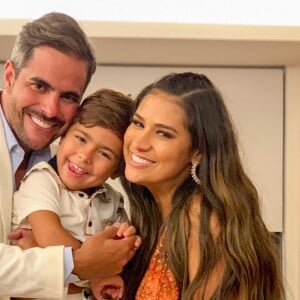 Henry é fruto do casamento de Simone com o piloto Kaká Diniz