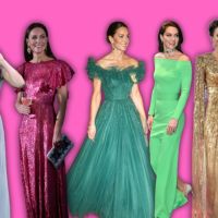 Vestido de princesa! Kate Middleton tem moda festa poderosa e essas 30 fotos de longos comprovam isso