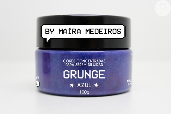 Cabelo colorido: Azul Grunge, da coleção Maíra Medeiros com a Kamaleão Color, realça peles claras com fundo bronzeado