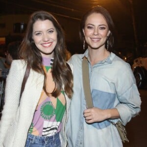 Nathalia Dill e Paolla Oliveira posam juntas em festa da novela 'A Dona do Pedaço'