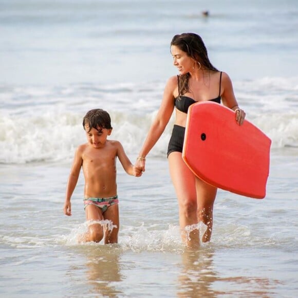 Patrícia Abravanel é mãe de Pedro, de quase 5 anos