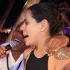 Mart'nália comemorou aniversário durante show no Rio de Janeiro