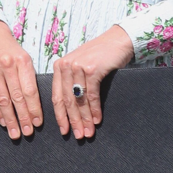 Kate Middleton usa anel de casamento em inauguração de jardim nesta terça-feira, dia 10 de setembro de 2019