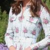 Kate Middleton usa cinto para marcar a cintura em inauguração de jardim nesta terça-feira, dia 10 de setembro de 2019