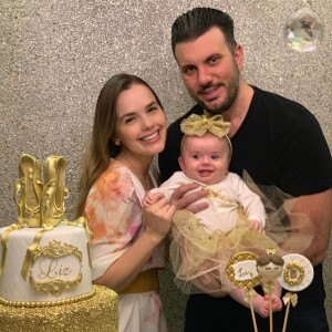 Thaeme Mariôto comemorou mesversário de cinco meses da filha, Liz, com tema bailarina