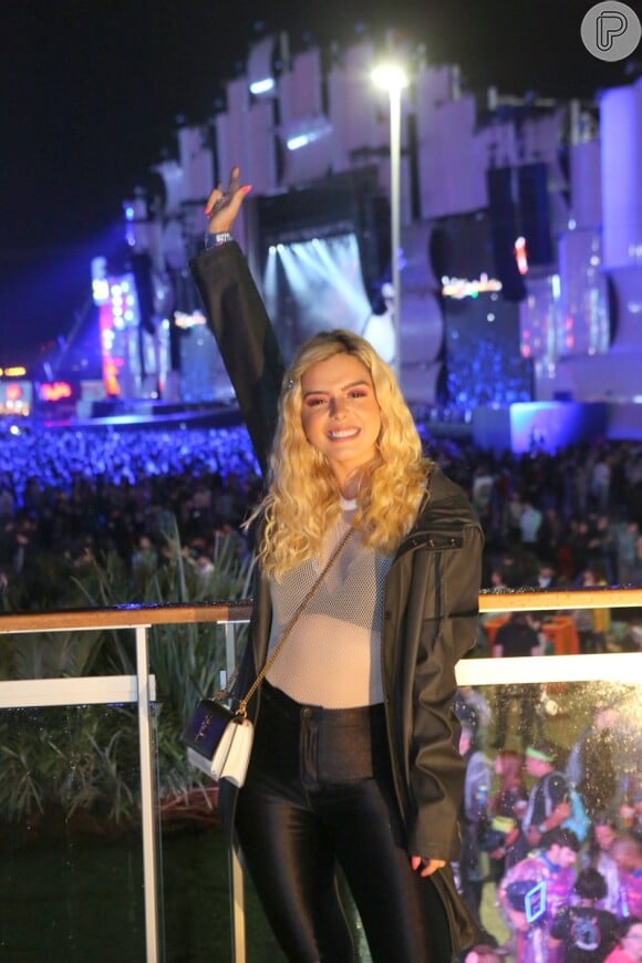 Giovanna Lancellotti marcou presença na 2ª noite de Rock in Rio