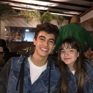 Sophia Valverde e o namorado, Lucas Burgatti, assumiram relação em agosto de 2019