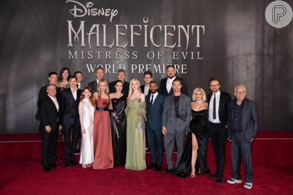 Elenco e equipe de produção do filme 'Malévola 2', que estreia no dia 17 de outubro