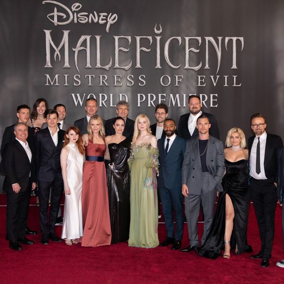 Elenco e equipe de produção do filme 'Malévola 2', que estreia no dia 17 de outubro