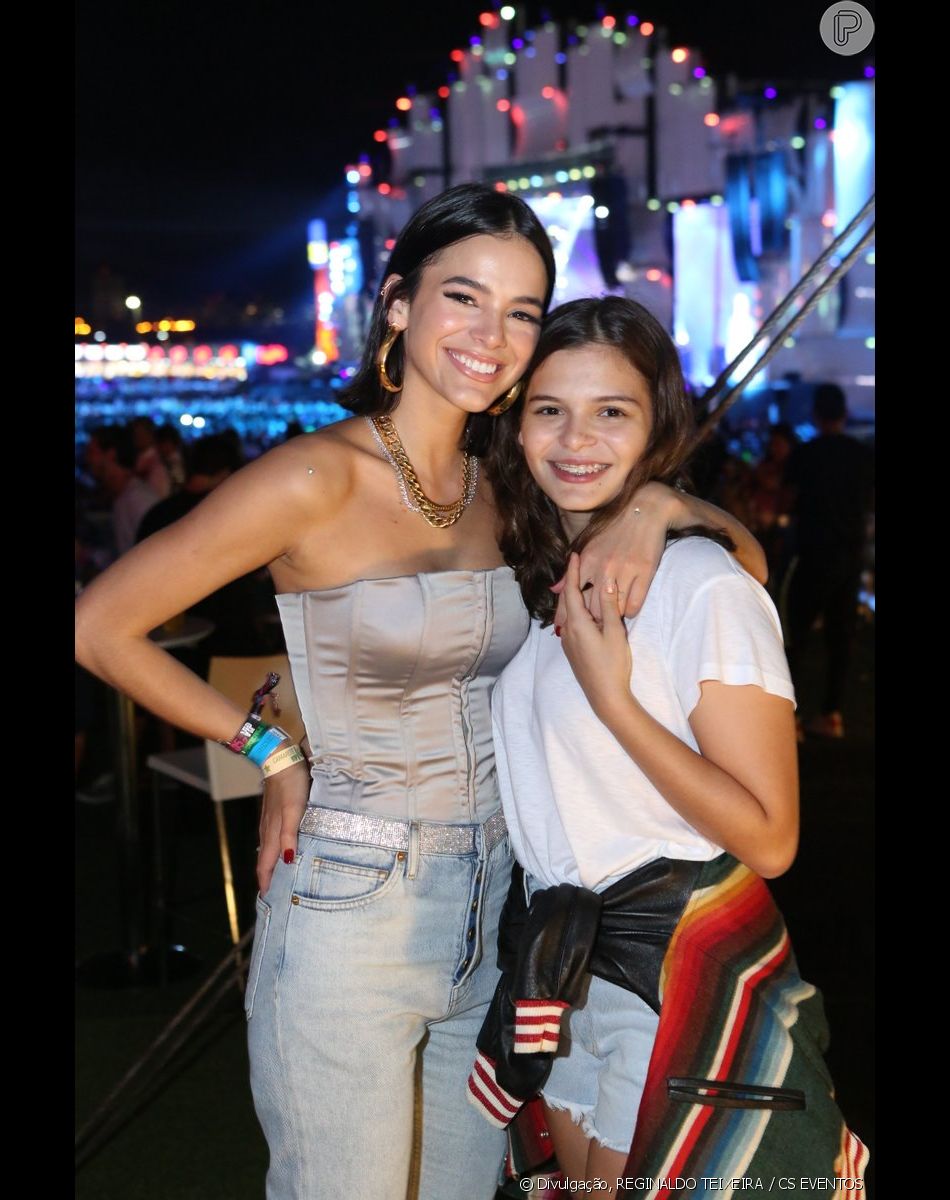 Bruna Marquezine curtiu Rock in Rio com a irmã, Luana - Purepeople