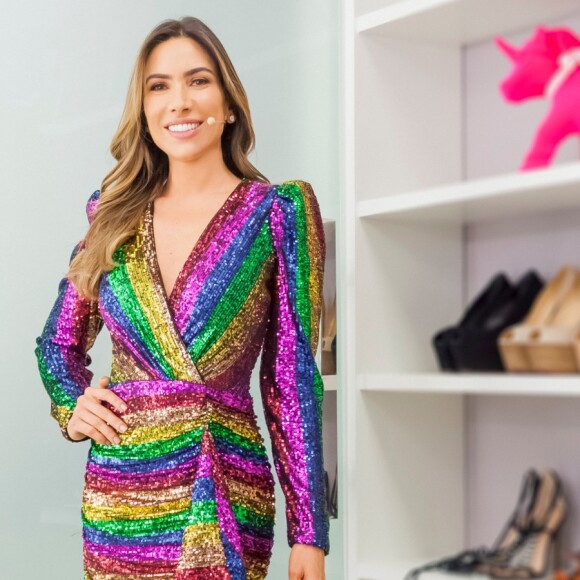 Patricia Abravanel cita mudanças no corpo e na escolha dos looks após a gravidez de 3º filho