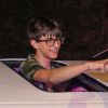 Filho de Henri Castelli e Isabeli Fontana, Lucas chegou de limousine para comemorar seus 13 anos em restaurante de São Paulo nesta quarta-feira, 23 de outubro de 2019, à noite