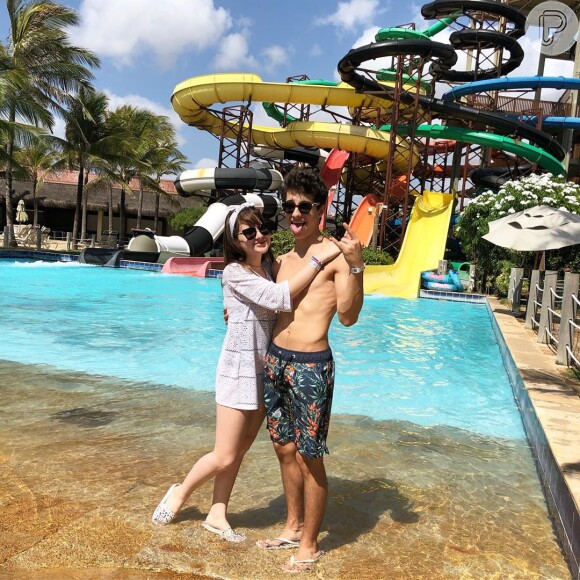 Sophia Valverde ganhou declaração do namorado, Lucas Burgatti, sua companhia em viagem pelo Ceará: 'Nem imaginava que te iria amar tanto'