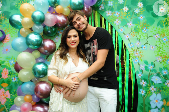Rafael Vitti e Tatá Werneck se tornaram pais de Clara no dia 23 de outubro