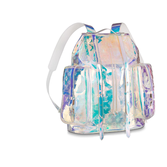 A mochila holográfica da Louis Vuitton está avaliada em R$ 21 mil