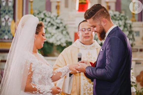 Zé Neto e Natália Toscano trocam as alianças em casamento nesta terça-feira, dia 05 de novembro de 2019