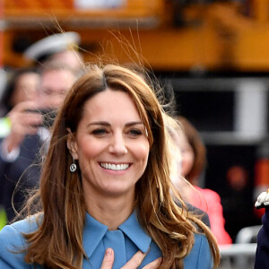 Kate Middleton tem o azul como uma de suas cores favoritas no closet