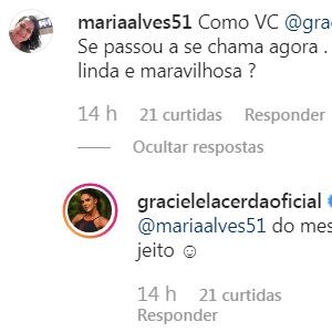 Graciele Lacerda conta que não mudou seu sobrenome após o casamento