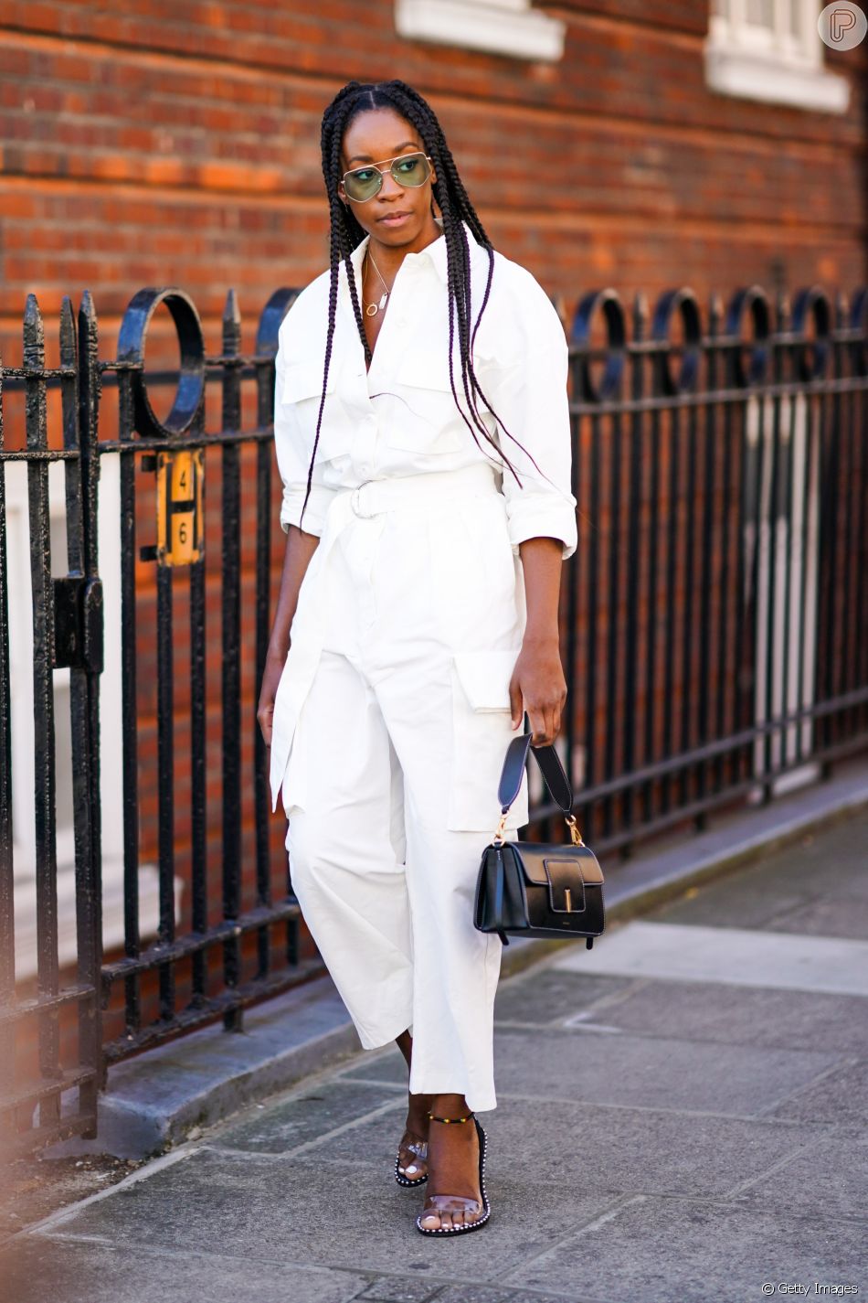 vestido macacao branco