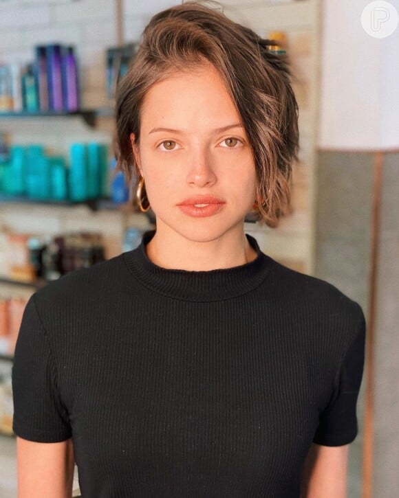 Agatha Moreira aposta em cabelo com corte messy bob nesta sexta-feira, dia 22 de novembro de 2019