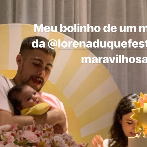 Tatá Werneck e Rafael Vitti comemoram 1 mês da filha com festa