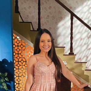 Larissa Manoela se despediu da novela 'As Aventuras de Poliana', na qual viveu Mirella, nesta semana