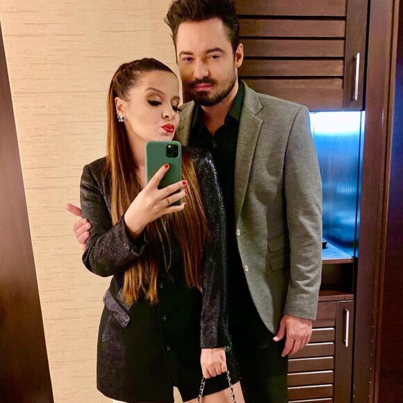 Maiara e Fernando Zor estão juntos há um ano