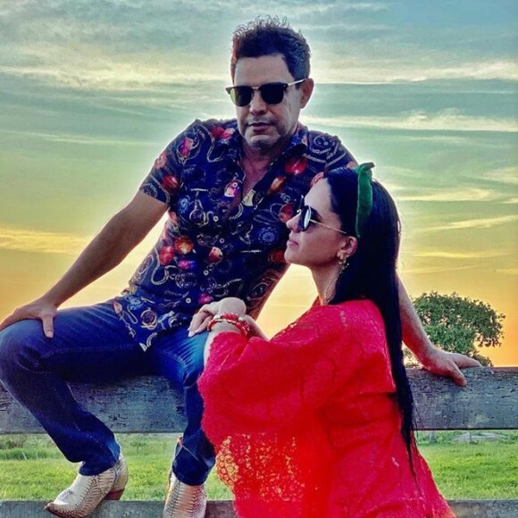 Graciele Lacerda ironiza acusação de traição de Zezé di Camargo